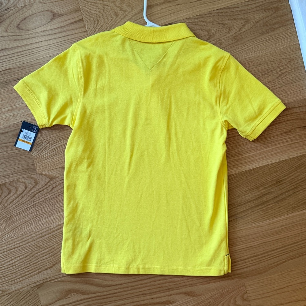 Tommy Hilfiger Kids Yellow Polo Shirt NWT! - Picture 3 of 6